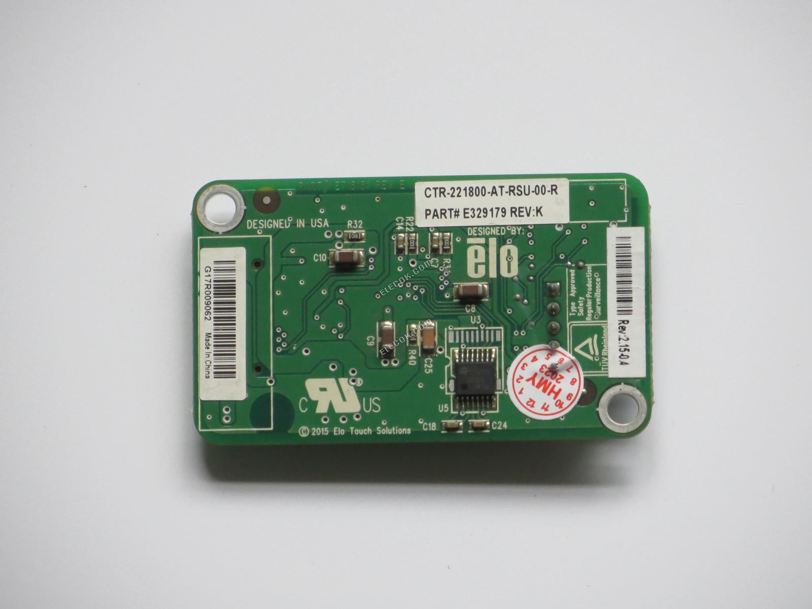 E329179 CTR-221800-AT-RSU-00-R Accu Pantalla Táctil controlador, usado 