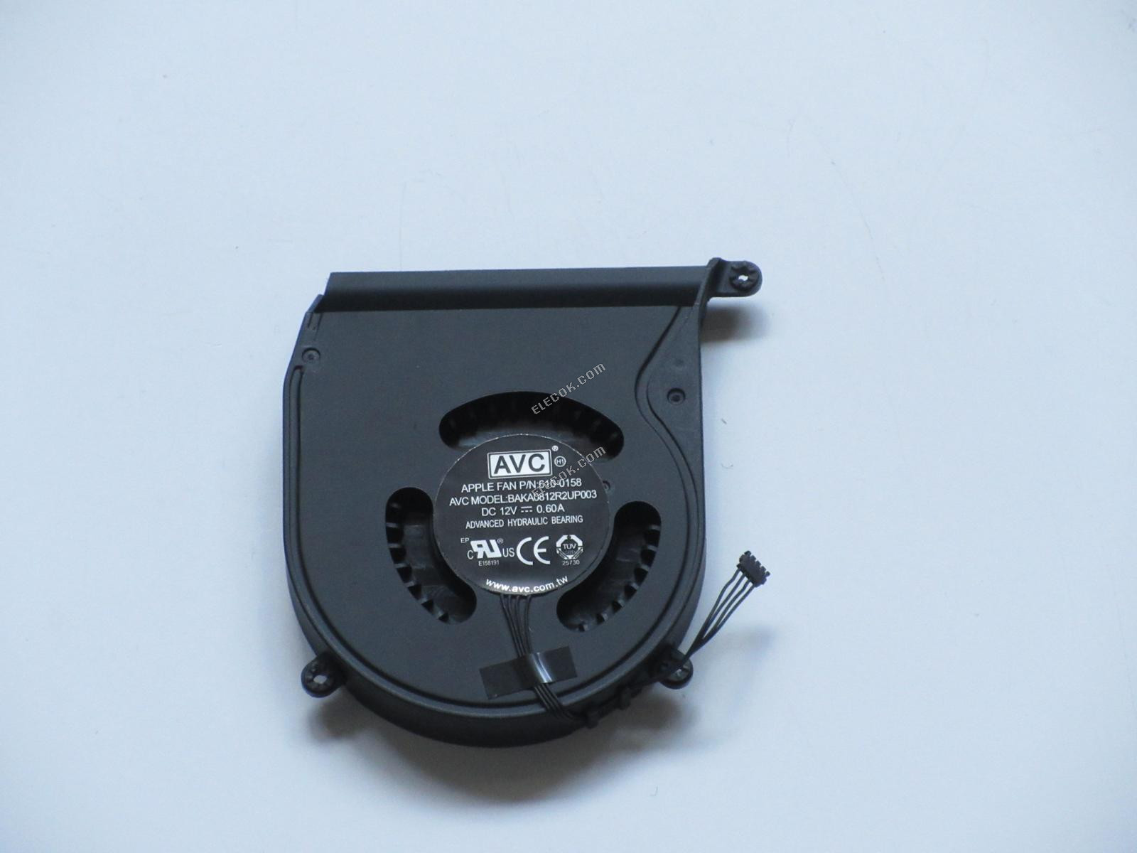 AVC BAKA0812R2UP003 12V 0.60A 4 wires Cooling Fan 