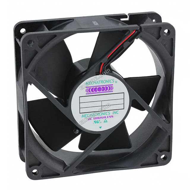 F1238E12B1-FSR-L24 Mechatronics VENTILATOR AXIAL 119X38MM 12VDC DRAAD 3 Draad Aansluitdraden 