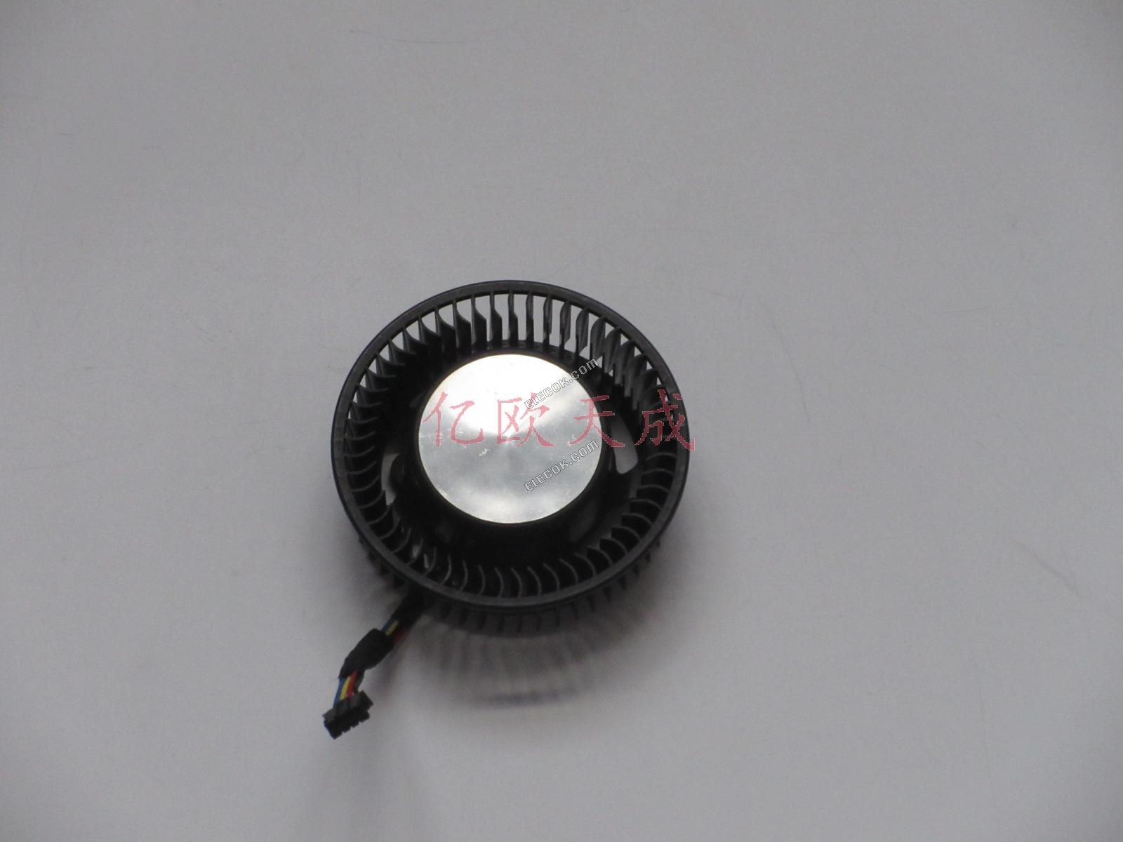 FIRSTD FD9238U12D 12V 1.20A 4wires Cooling Fan, 75mm diameter x 37mm hole Distance, black 