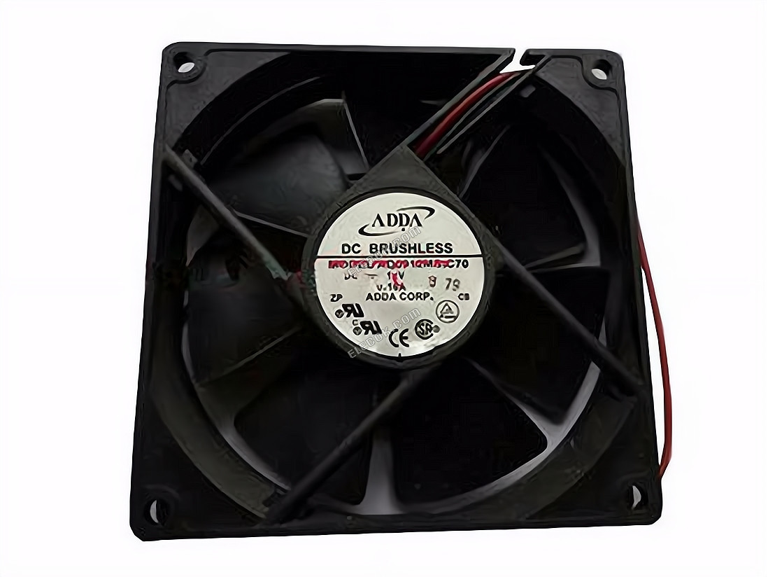 ADDA AD0912MS-C70 Server - Square Fan CS, sq90x90x20, 2-wire, 12V 0.15A 
