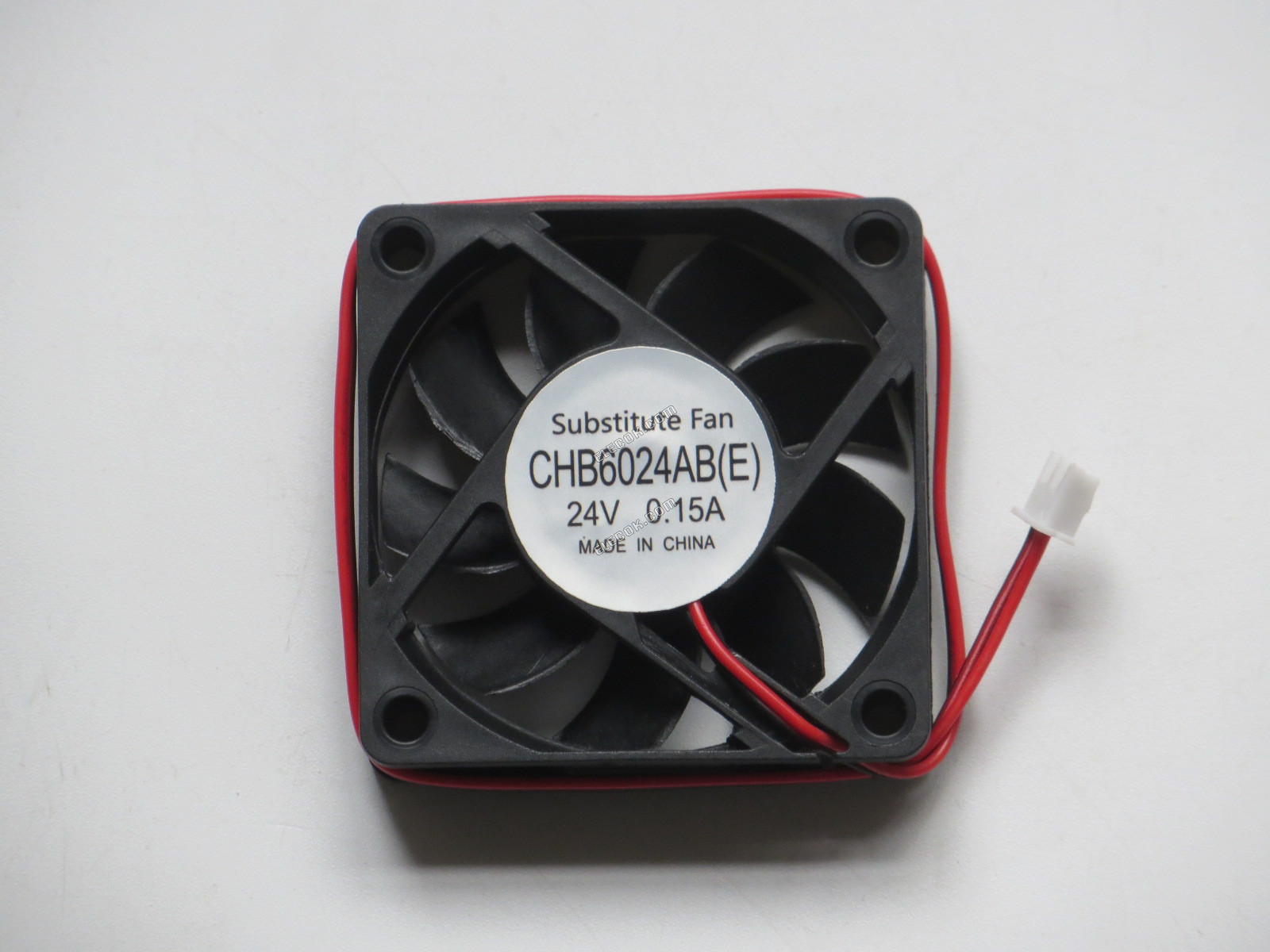 SRPERRED CHB6024AB E 24V 0,15A 2 ledninger Køleventilator, erstatning 