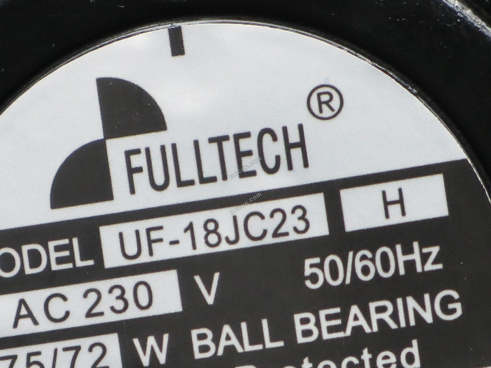 FULLTECH UF18JC23-H 230V 75/72W 2wires Cooling Fan, refurbished 
