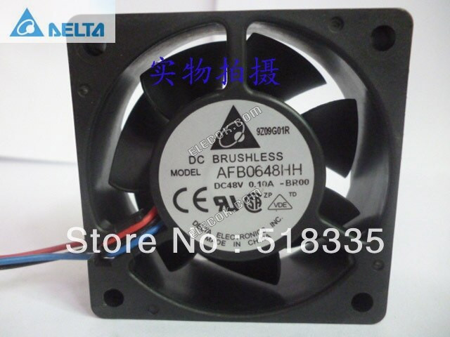 DELTA AFB0648HH 48V 0.10A 6025 6cm Three wire axial fan 