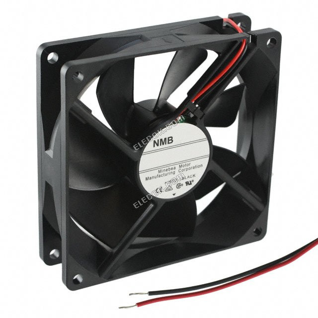 NMB 3610KL-04W-B10-D00 12V 0.073A 0.88W 2wires Cooling Fan 