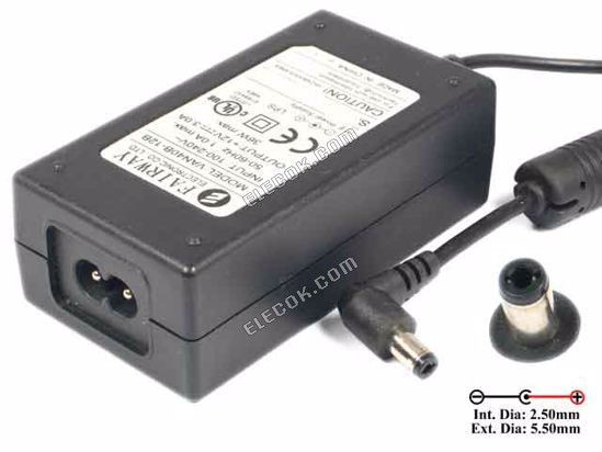 I.T.E Power Supply VAN40B-12B AC Adapter- Laptop 12V 3A, 5.5/2.5mm, 2-prong, Used 