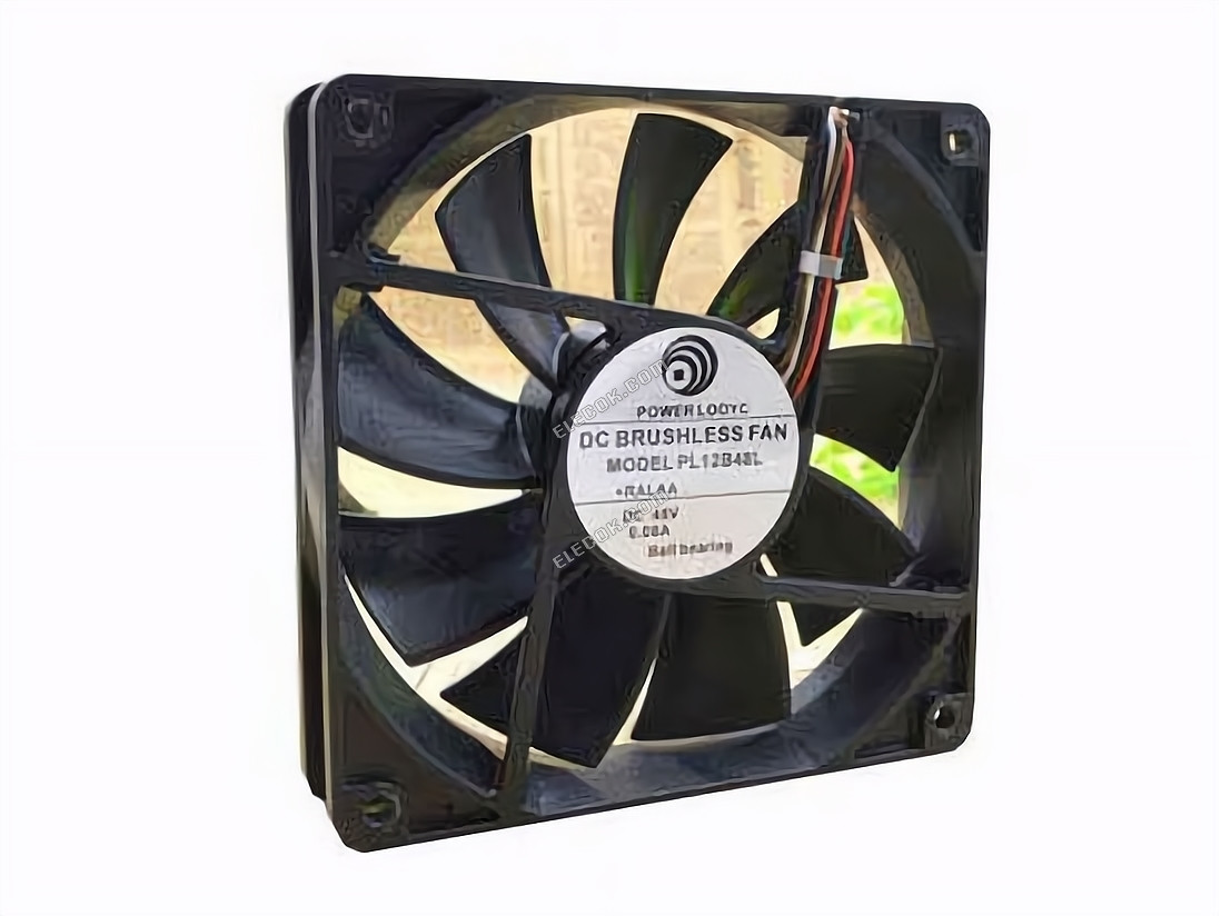 Power Logic PL12B48L 48V 0.08A 3wires Cooling Fan 