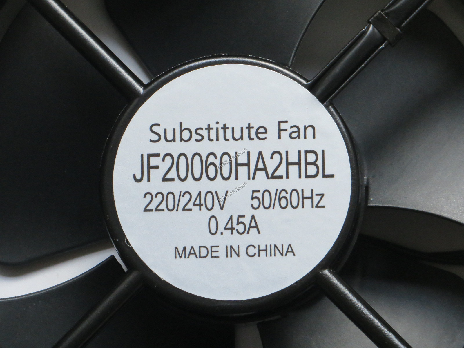JIAFENG JF20060HA2HBL 220/240V 0.45A Cooling Fan substitute 