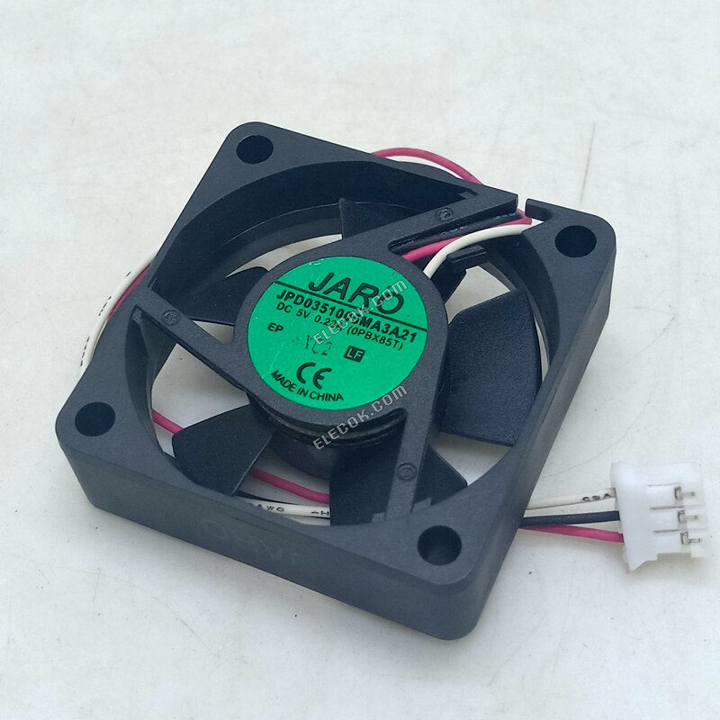 JARO JPD035105MA3A21 5V 0.22A 3wires Cooling Fan 