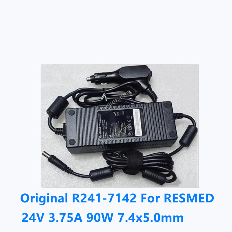 R370-7231 DA-90B24 24V 3.75A 90W 7.4*5.0mm Car DC CONVERTER Adapter 용도 ResMed S10 전원 공급 장치 Charger 