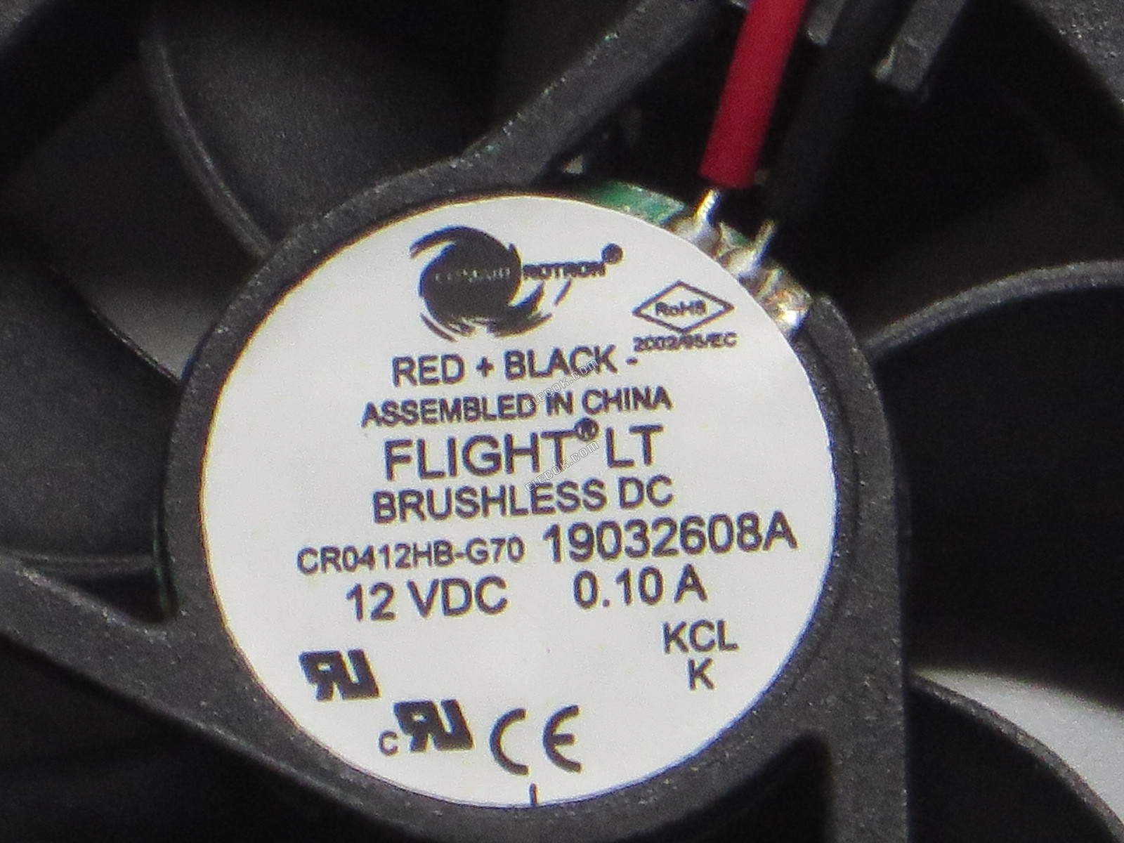 Comair Rotron 19032608A 12V 0.10A 2wires Cooling Fan 