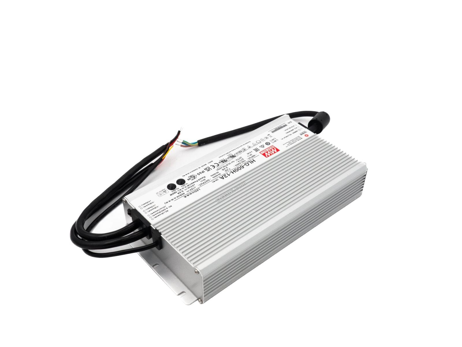Mean Well HLG-600H-12A Virtalähde 480W 12V - Säädettävä 