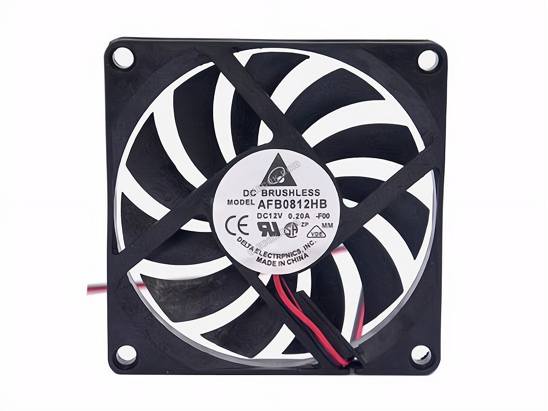 Delta Electronics AFB08012HB Server-square Fan AFB08012HB, F00 2-wire 