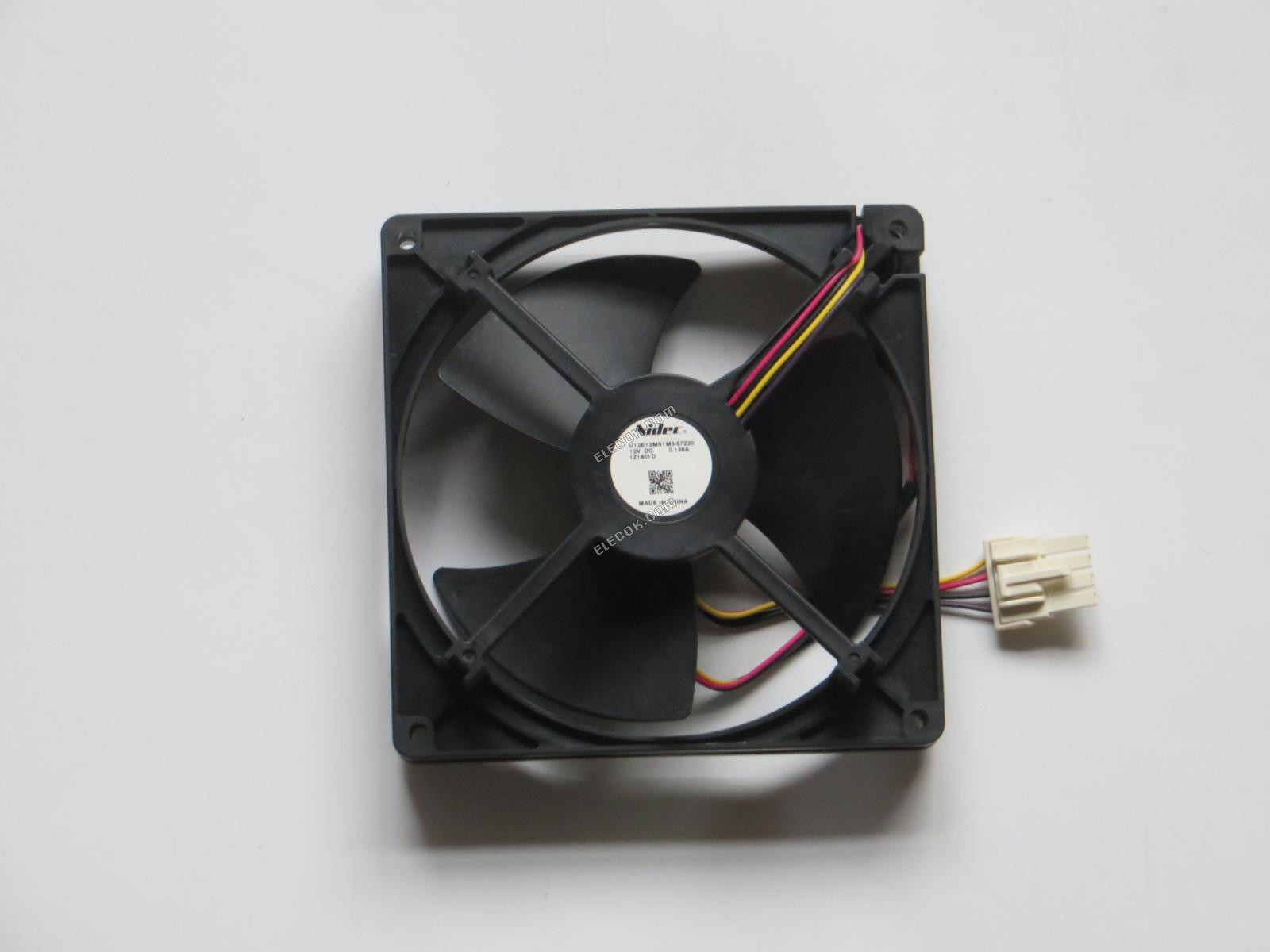 nidec U12E12MS1M3-57Z20 12V 0.136A 4線冷却ファン