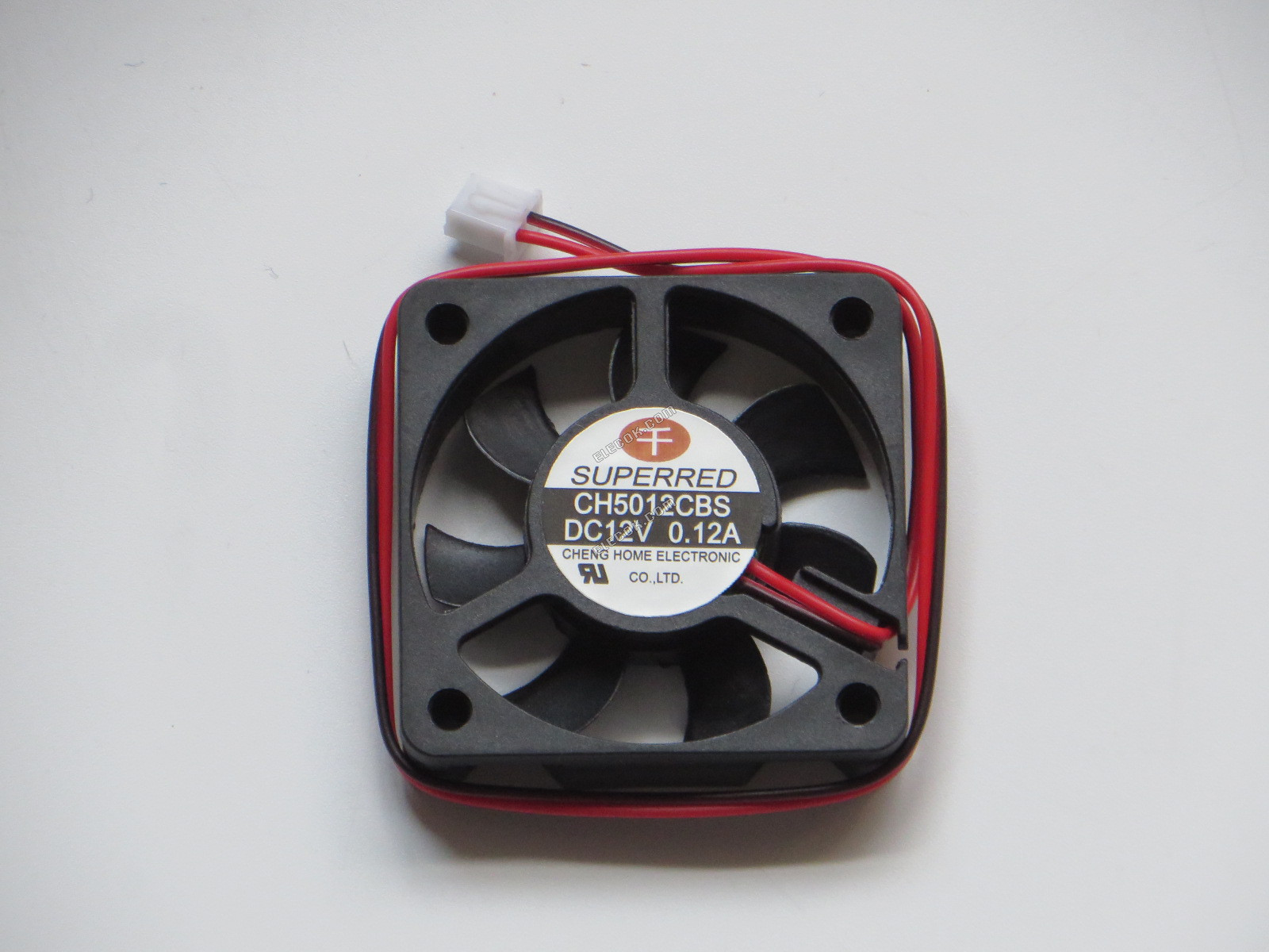 Superred CH5012CBS Server - Square Fan Sf50x50x10, 12V 0.12A 2-wire, Replacement 