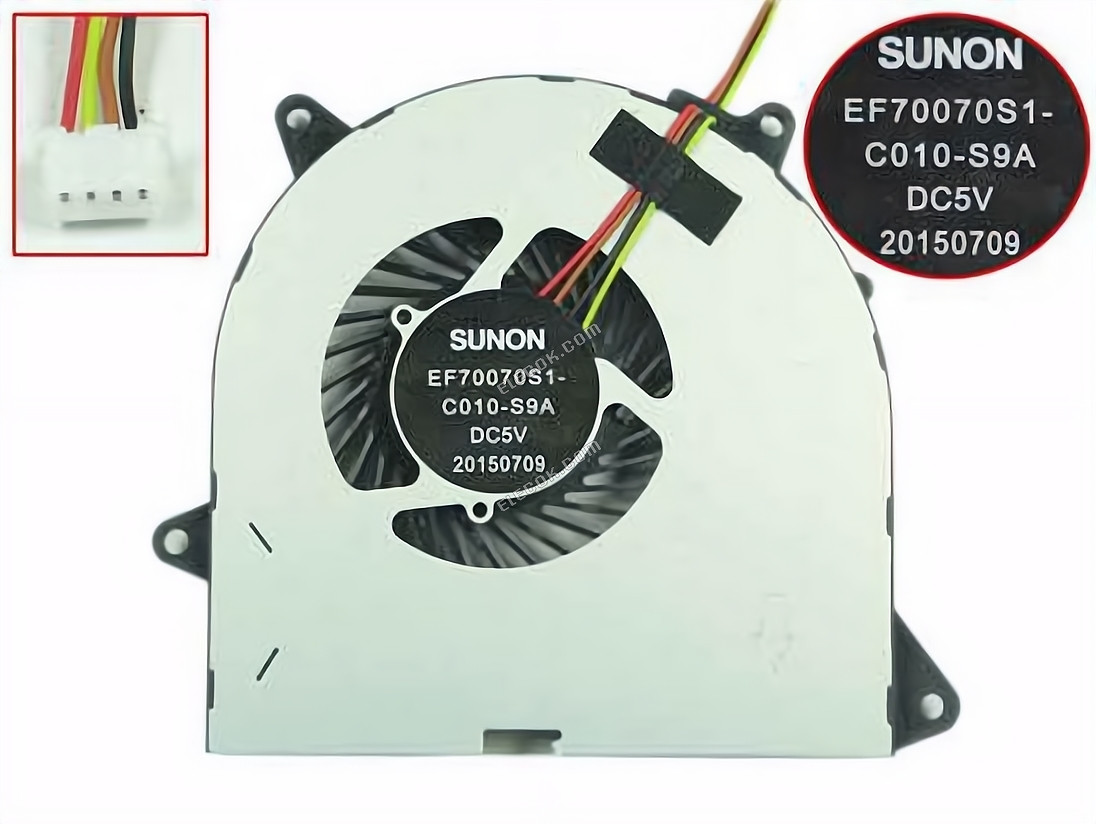 SUNON EF70070S1-C010-S9A Cooling Fan DC 5V Bare Fan 4-wire 