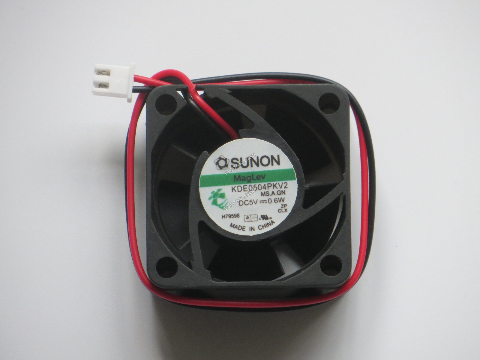SUNON 4020 KDE0504PKV2 5V 0.6W 2wires cooling fan 