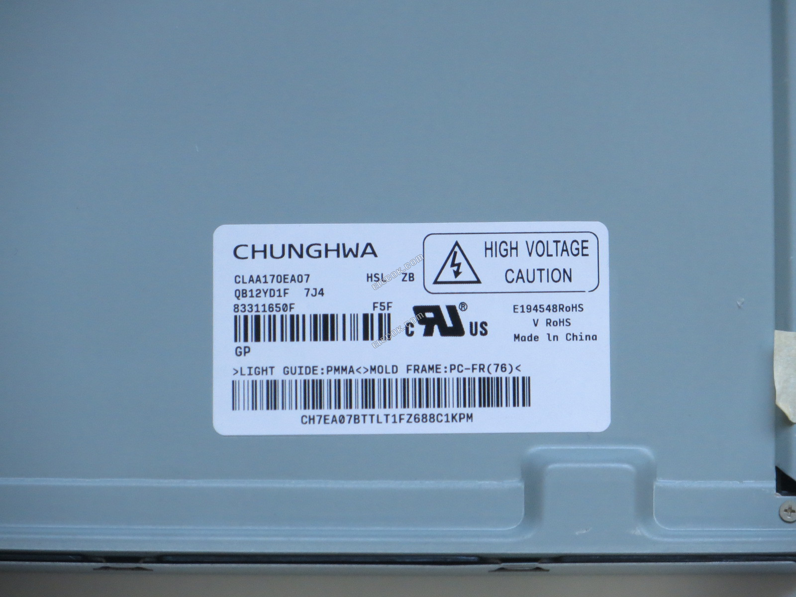 CPT CLAA170EA07 LCD 