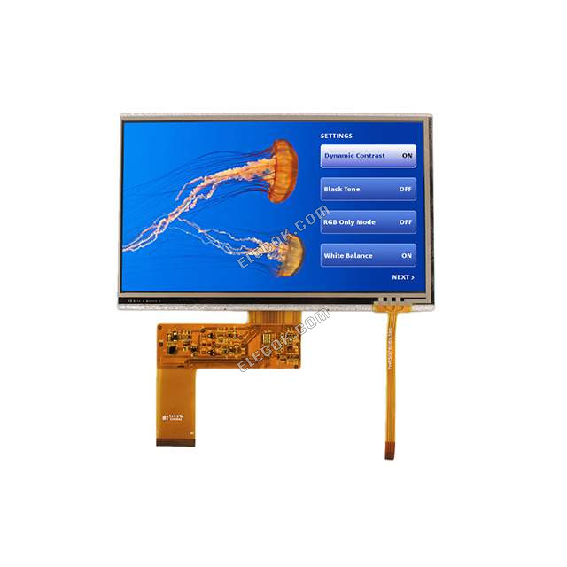 NHD-7.0-800480EF-ASXV#-T Newhaven Display TFT Displays & Accessories 7.0" Premium TFT MVA View Resis Touch
