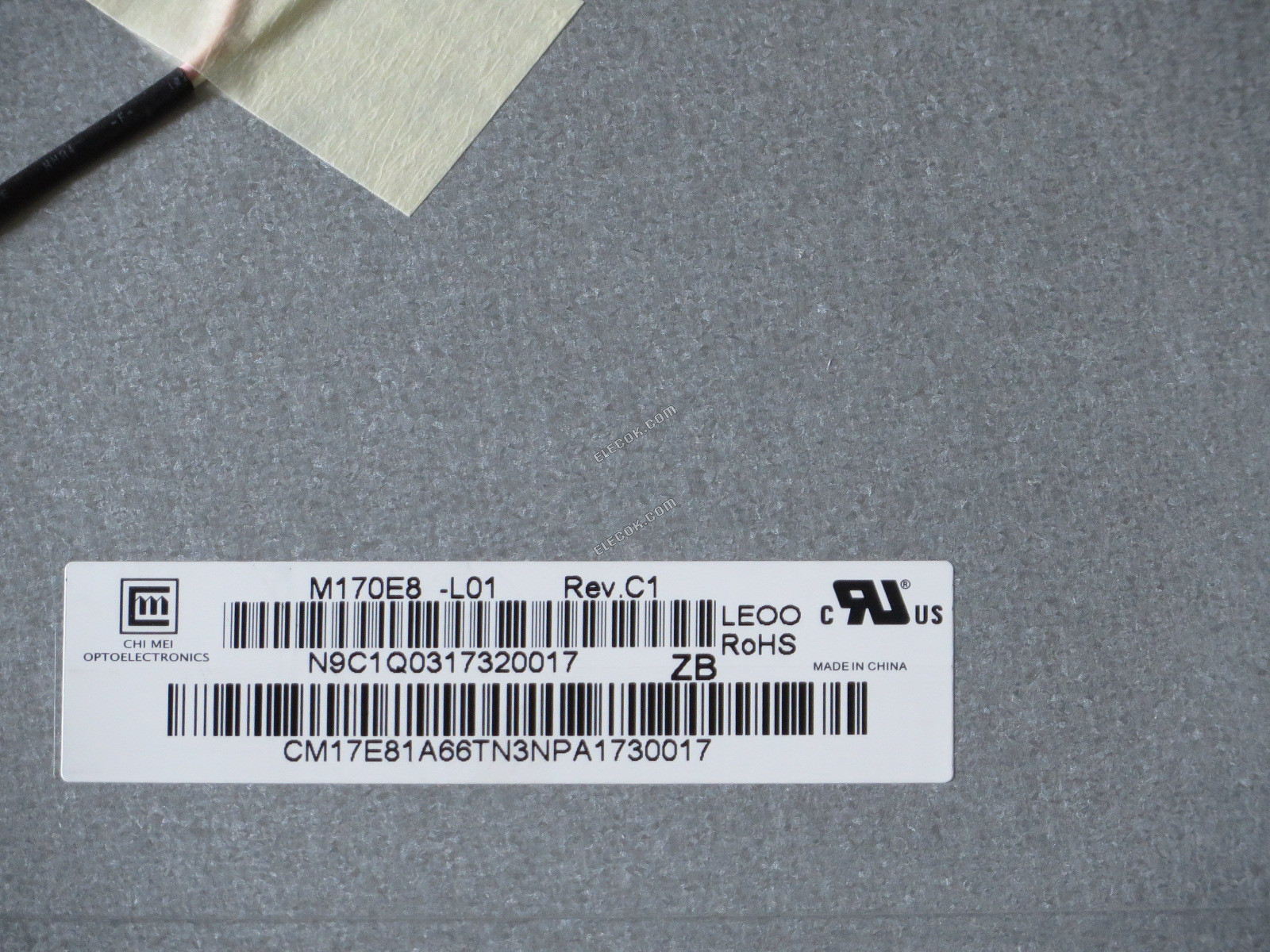 M170E8-L01 17.0" Πάνελ LCD 