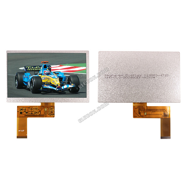 NHD-7.0-800480EF-ASXV# Newhaven Display TFT Displays & Accessories 7.0" Premium TFT MVA View