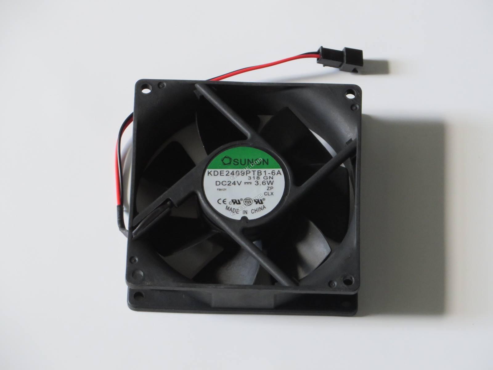 SUNON KDE2409PTB1-6A 24V 3.6W 2wires Cooling Fan 