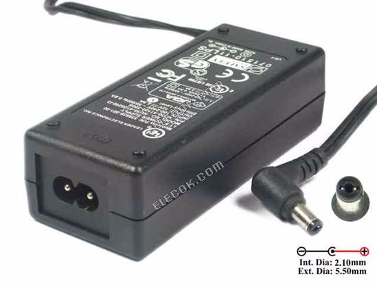 LEI / Leader NU30-4120250-13 AC Adapter - 新しいオリジナル12V 2.5A, 5.5/2.1mm, 2-Prong 