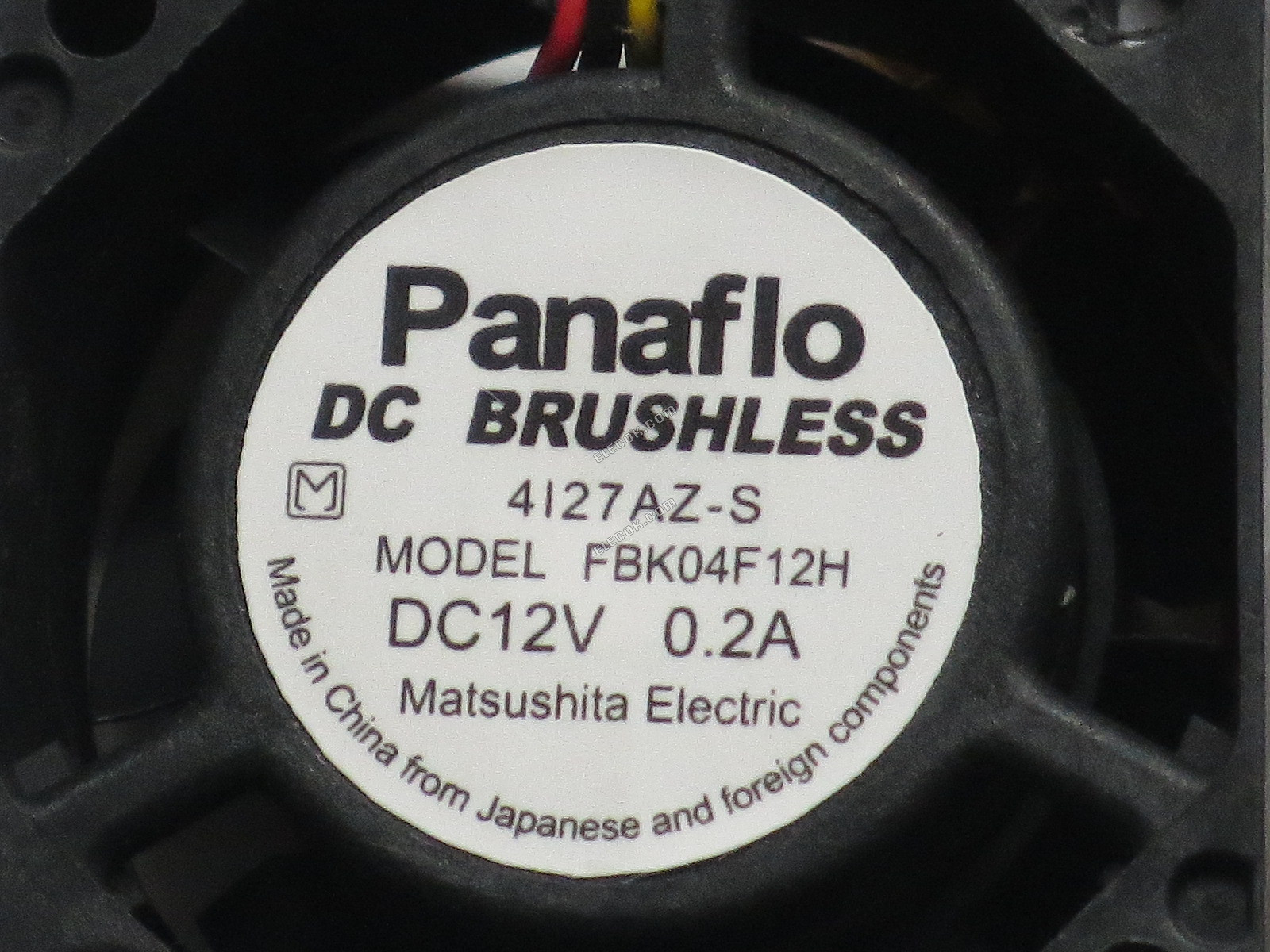 Panaflo FBK04F12H 12V 0,2A 3 draden Koelventilator 