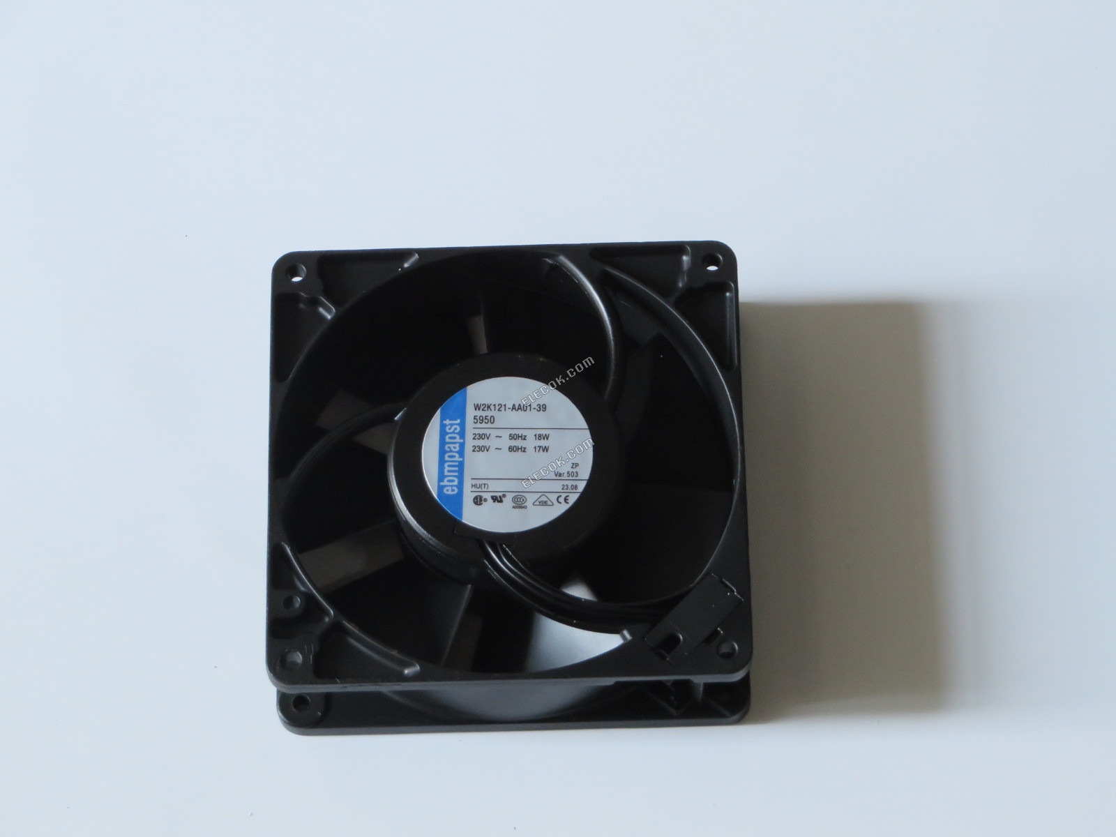 Ebm-papst W2K121-AA01-39 230V 18/17W 2wires Cooling Fan 
