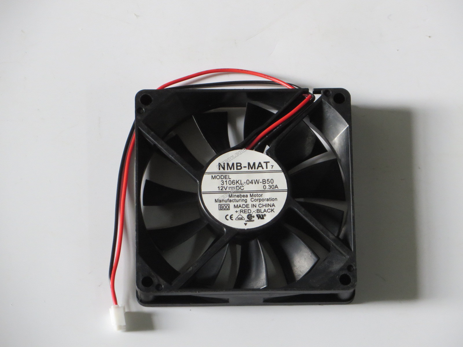 NMB 3106KL-04W-B50 12V 0,3A 2 przewody Wentylator Chłodzący 