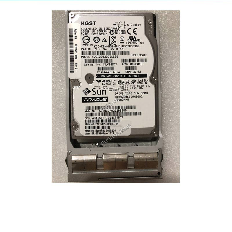 Oracle/Sun Hard Disk 390-0487 542-0422 7012423 7013660 7020384