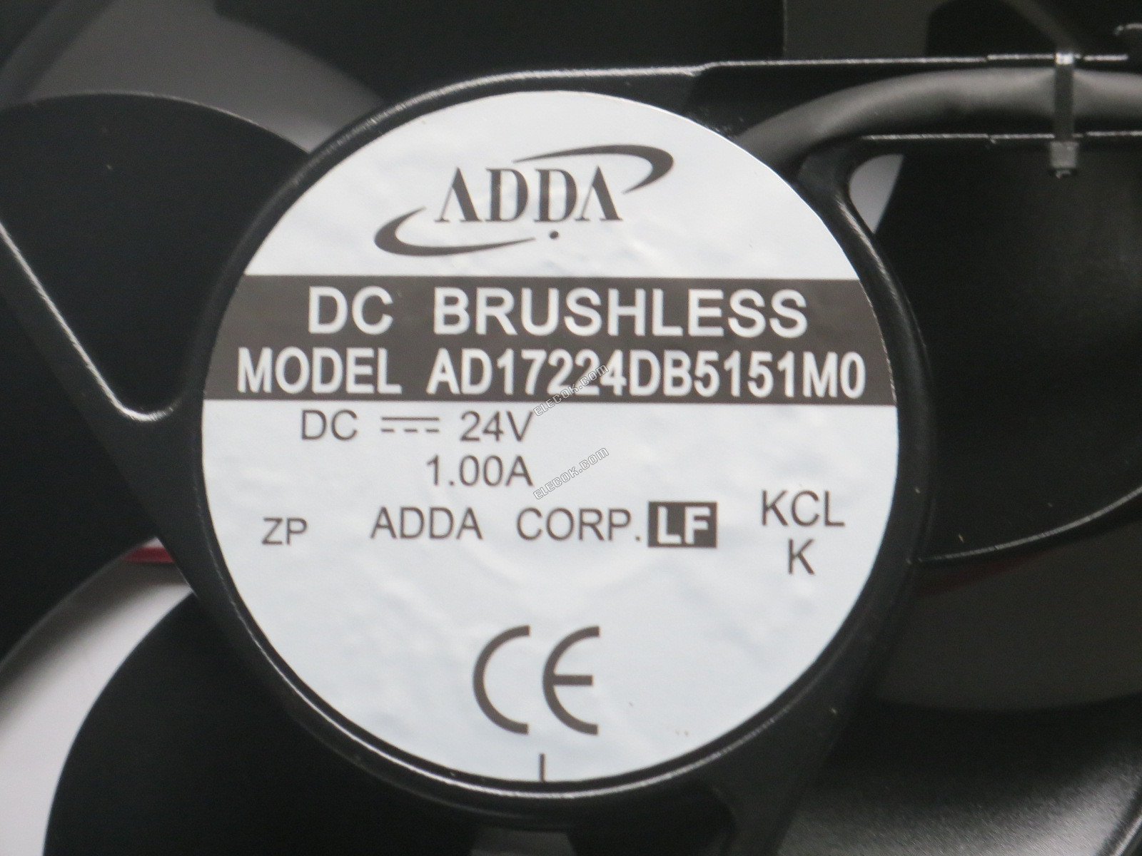 ADDA AD17224DB5151M0 24V 1.00A 2wires Cooling Fan 
