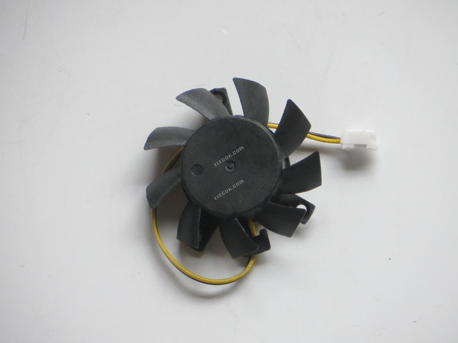 EVERFLOW T124010BL 2 12V 0.10A 2wires Cooling Fan, Substitute Fan diameter 3.6CM; mounting hole spacing 3*3*2.3 CM 