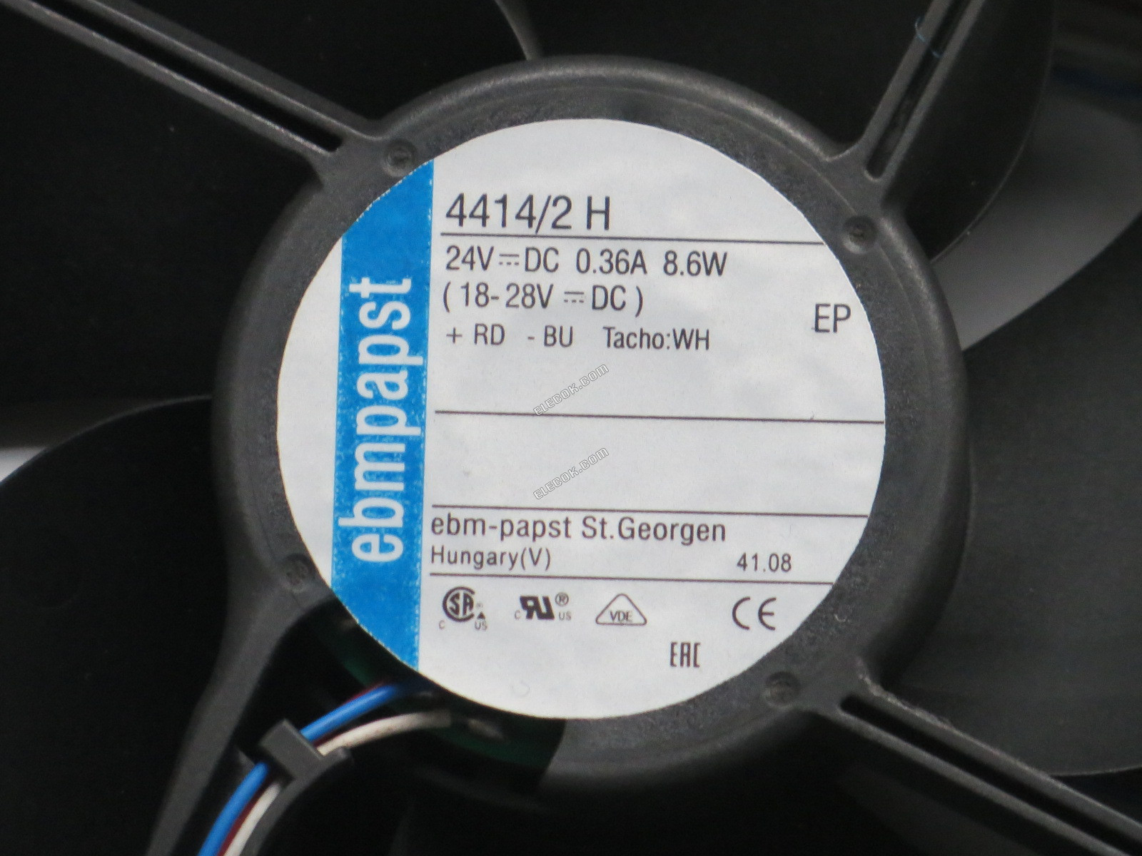 Ebm-papst 4414/2H 24V 8.6W 3wires Cooling Fan, refurbished 