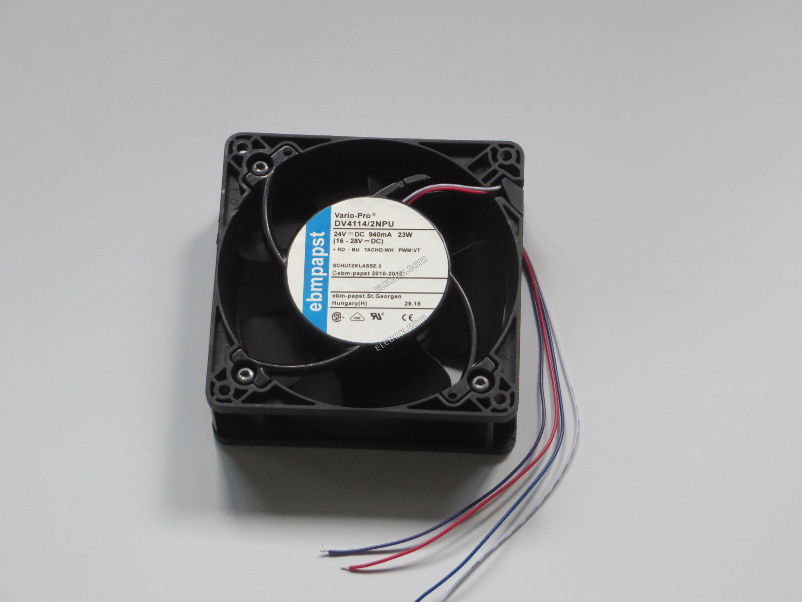 EBM-Papst DV4114/2NPU 24V 23W 4 καλώδια ανεμιστήρας ψύξης ανανεωμένο 