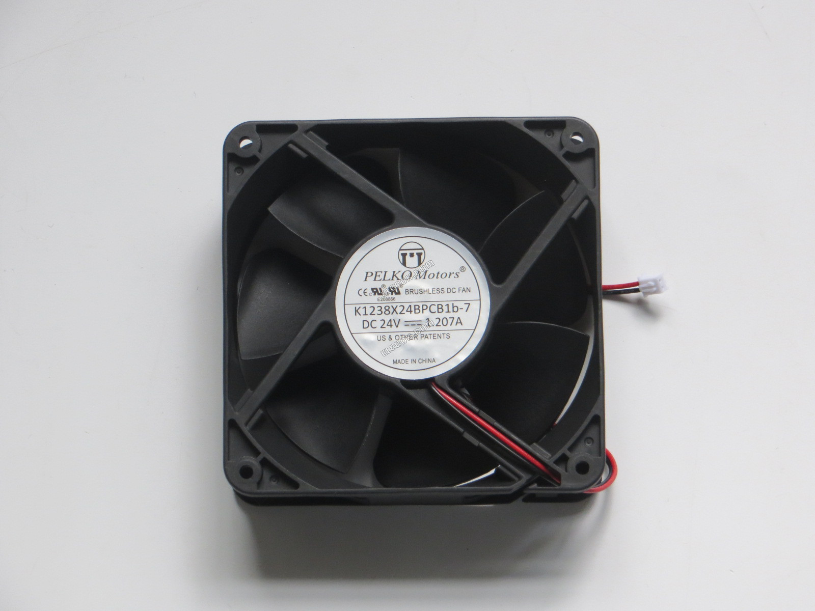 PELKO K1238X24BPCB1B-7 DC24V 1.207A 2wires cooling fan 