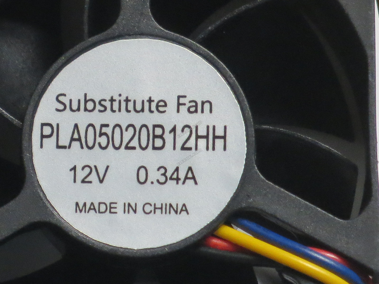 POWER LOGIC PLA05020B12HH 12V 0.34A 4wires cooling fan Substitute 