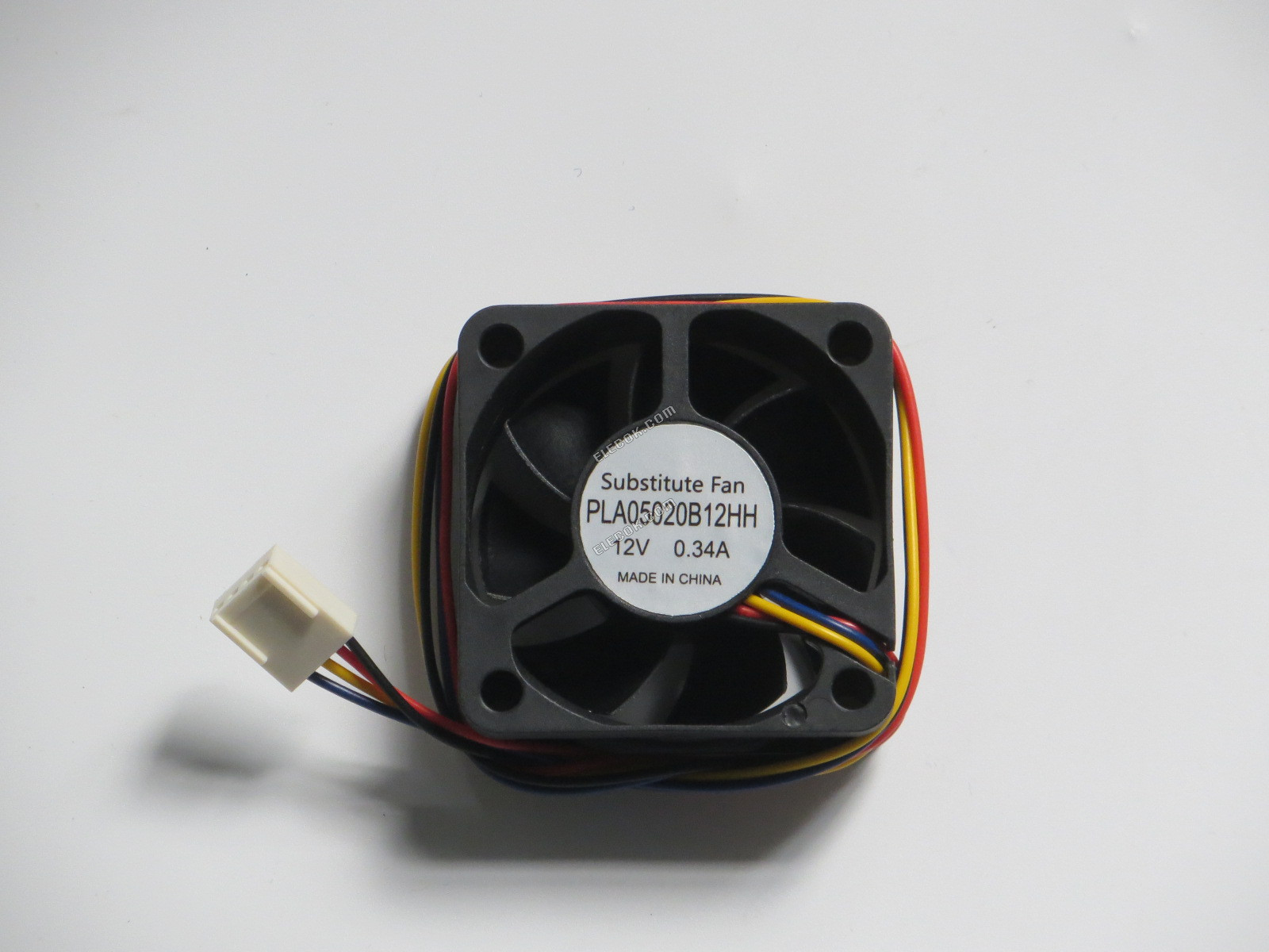 POWER LOGIC PLA05020B12HH 12V 0.34A 4wires cooling fan Substitute 