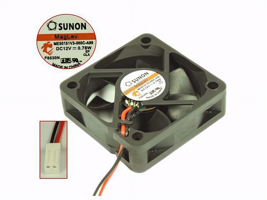 SUNON ME50151V3-000C-A99 12V 0.78W 2 wires Cooling Fan 