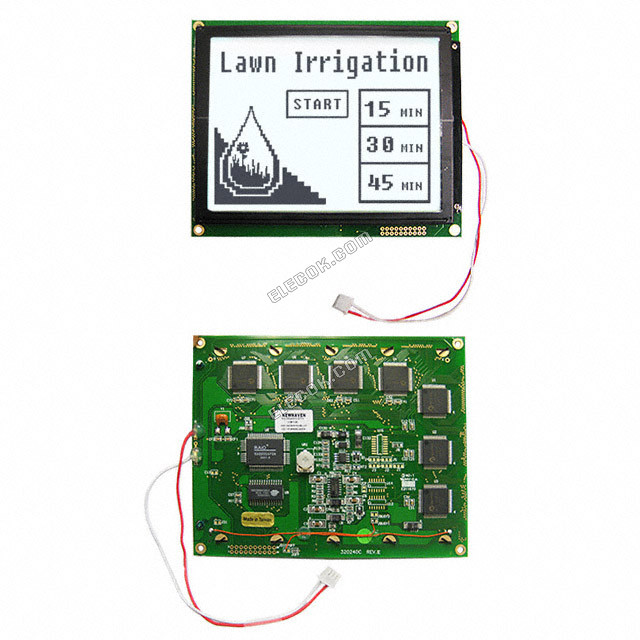 NHD-320240WG-COTFH-VZ#-010-80 Newhaven Display Intl Graphic LCD Display Module Transflective Gray FSTN - Film Super-Twisted Nematic Parallel, 8-Bit 320 x 240 (QVGA)