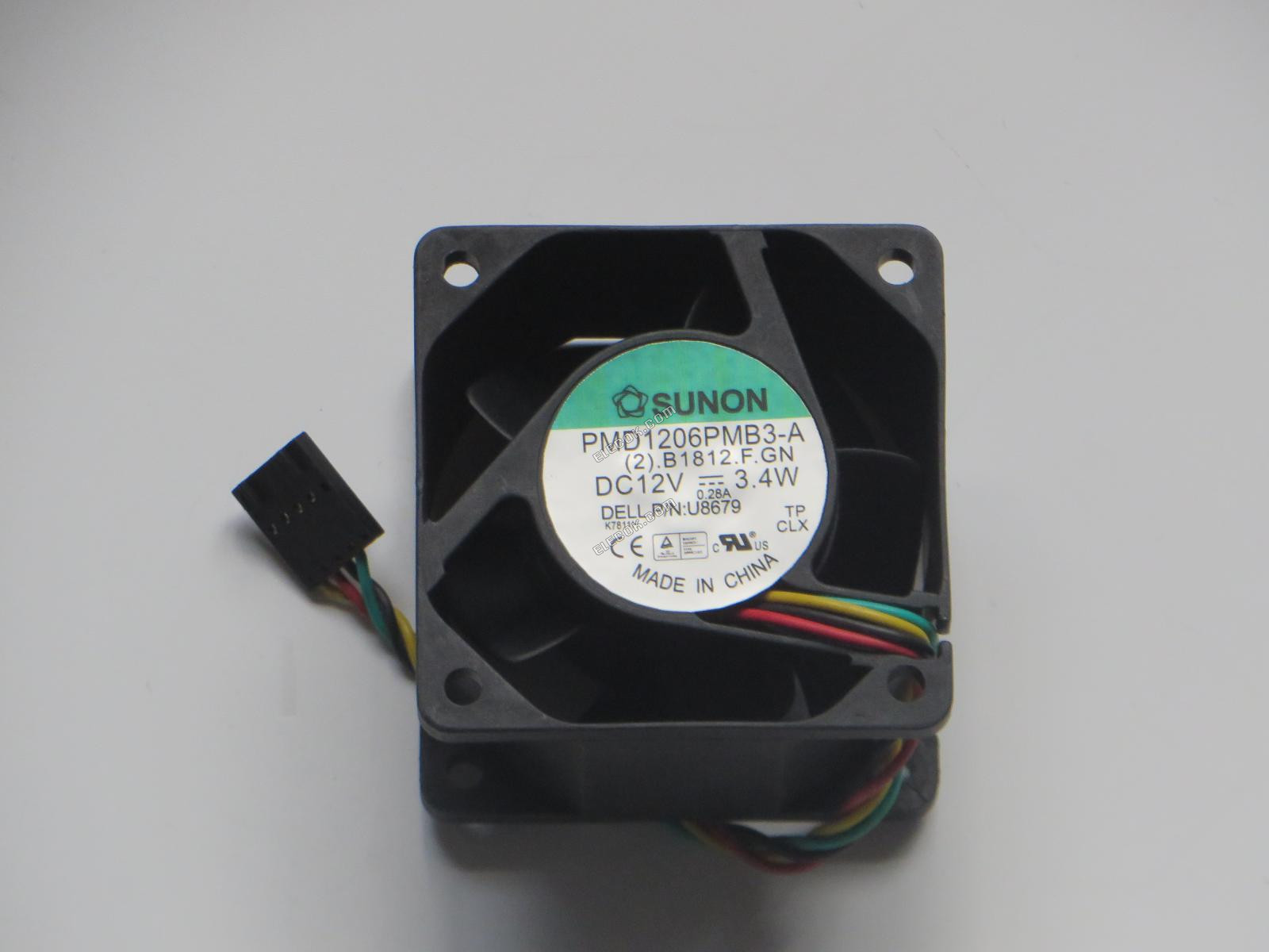 SUNON PMD1206PMB3-A 12V 3,4W 4 drähte Kühllüfter 