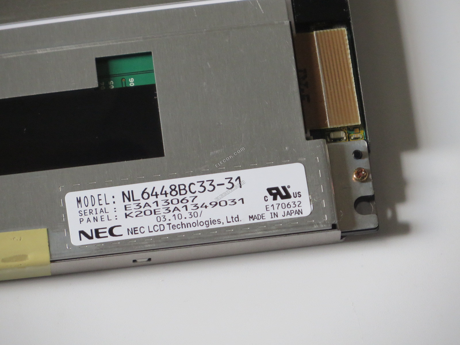 NL6448BC33-31 NEC 10.4" A-si TFT-LCD Panel Inventory New 