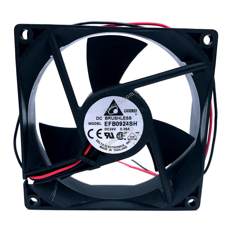 DELTA EFB0924SH 24V 0.38A 2wires cooling fan 