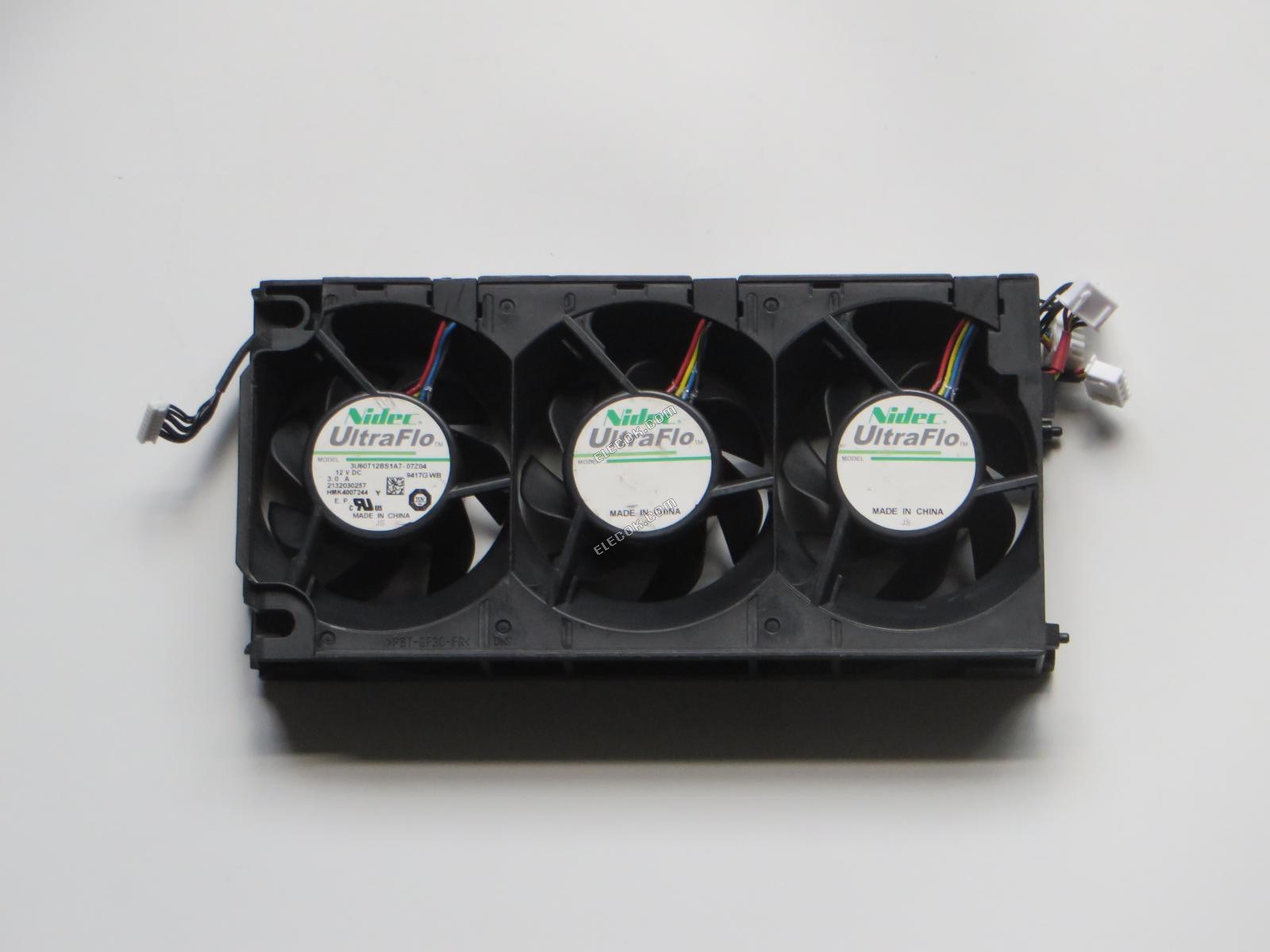 NIDEC 3U60T12BS1A7-07Z04 12V 3.0A 4wires Cooling Fan without Accessories for installation 