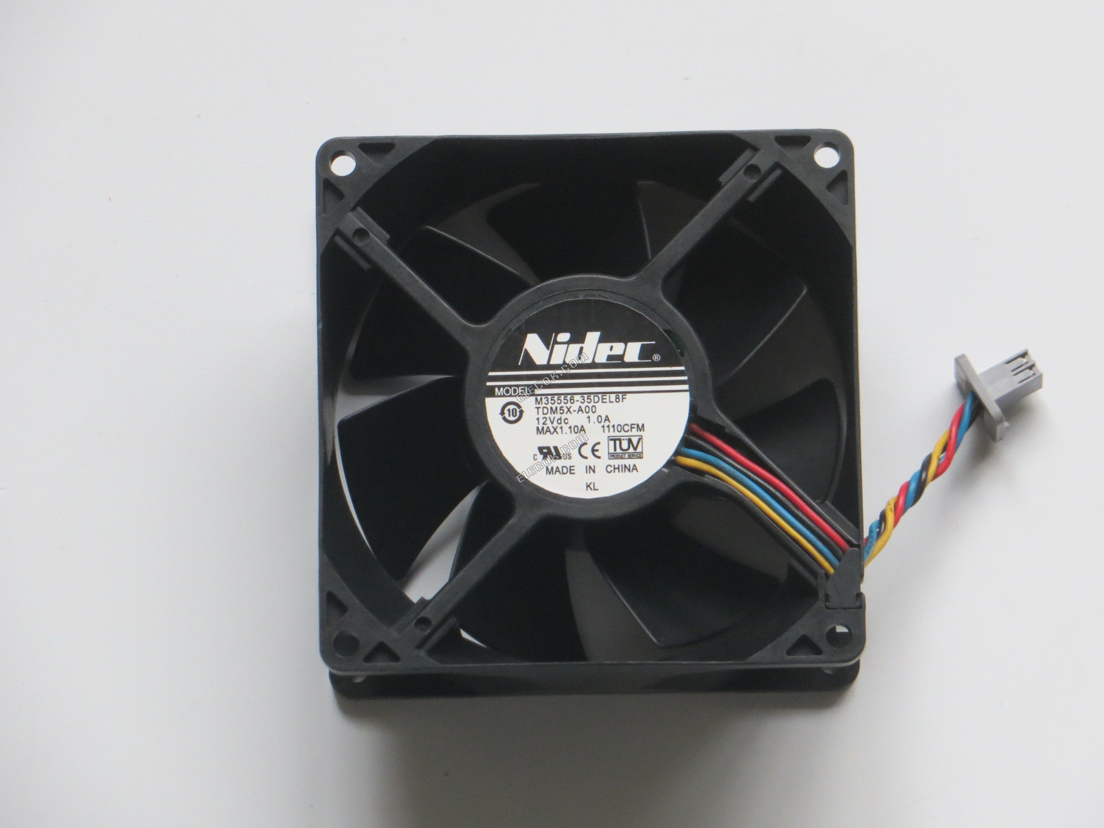 Nidec M35556-35DEL8F 12V 1.0A 4 drähte kühllüfter 