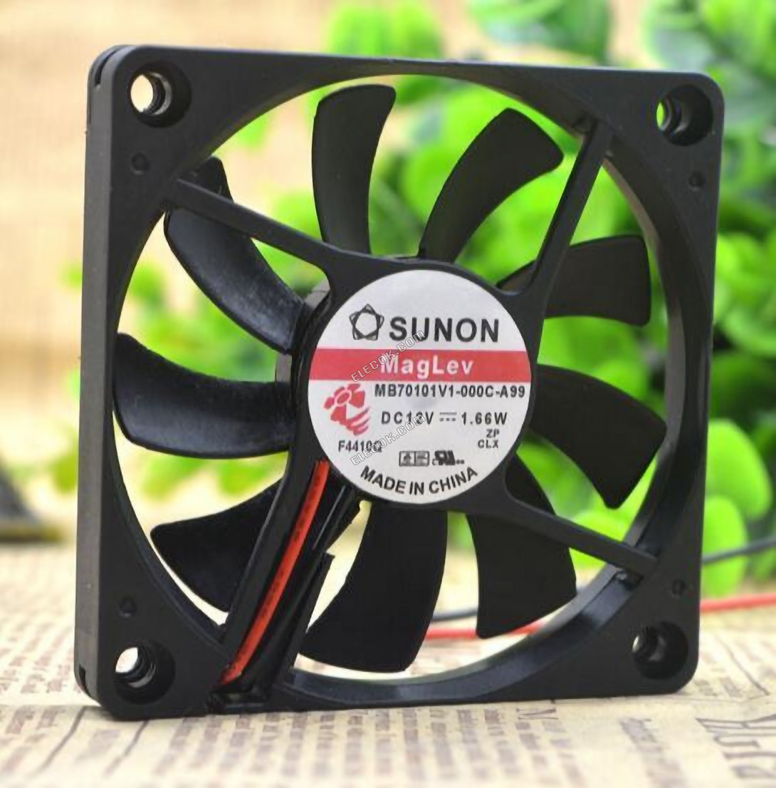 SUNON MB70101V1-000C-A99 12V 1.66W 2wires Cooling Fan 