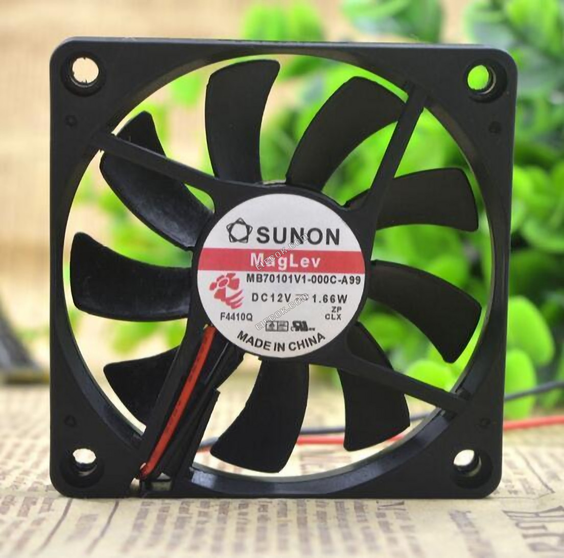 SUNON MB70101V1-000C-A99 12V 1.66W 2wires Cooling Fan 