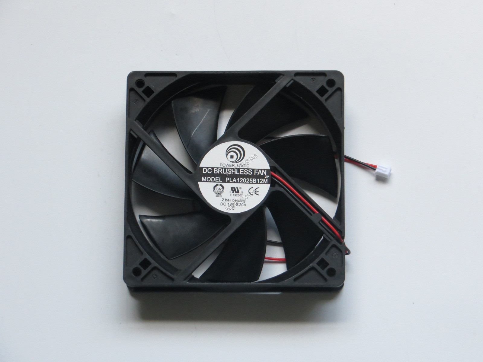 POWER LOGIC PLA12025B12M 12V 0.20A 2wires Cooling Fan 