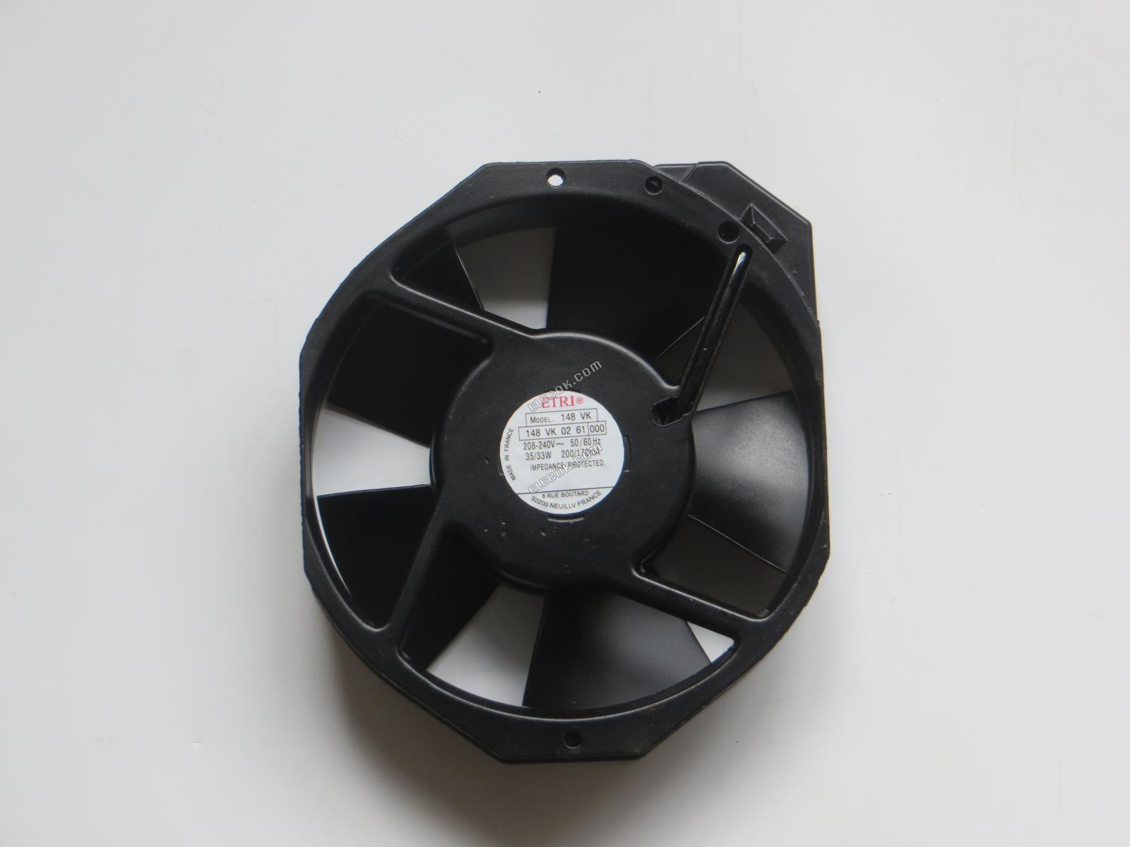 ETRI 148VK0261000 208/240V 35/33W Cooling Fan 