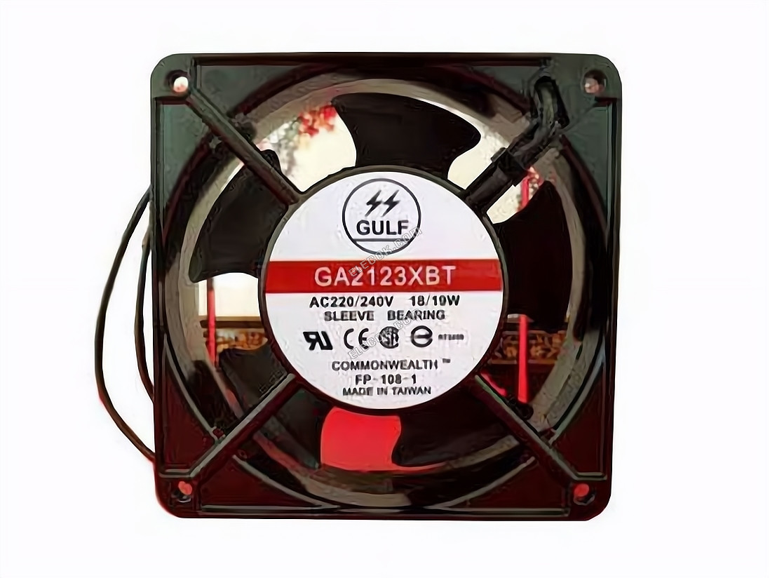 GULF GA2123XBT Server - Square Fan GA2123XBT, AC 220V 18W 2wires cooling fan, substitute 